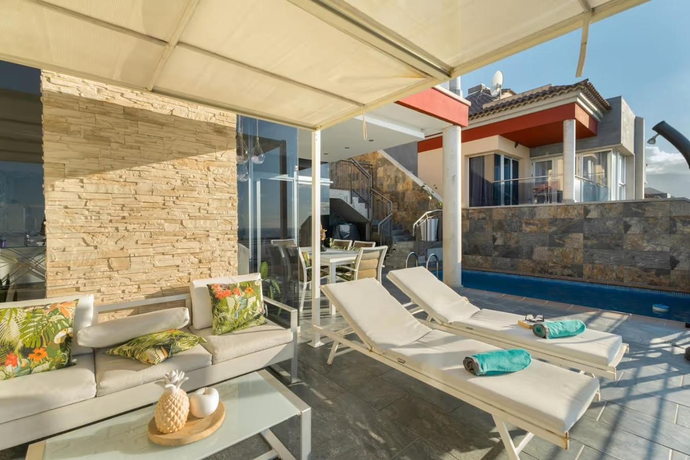 Villa Golden Horizon Con Piscina Privada Climatizada Santa Ursula  Ngoại thất bức ảnh